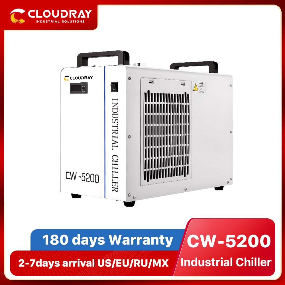 Industrial Laser Engraver - 클라우드레이 산업용 공냉식/수냉식 냉각기 50/60Hz CW5200