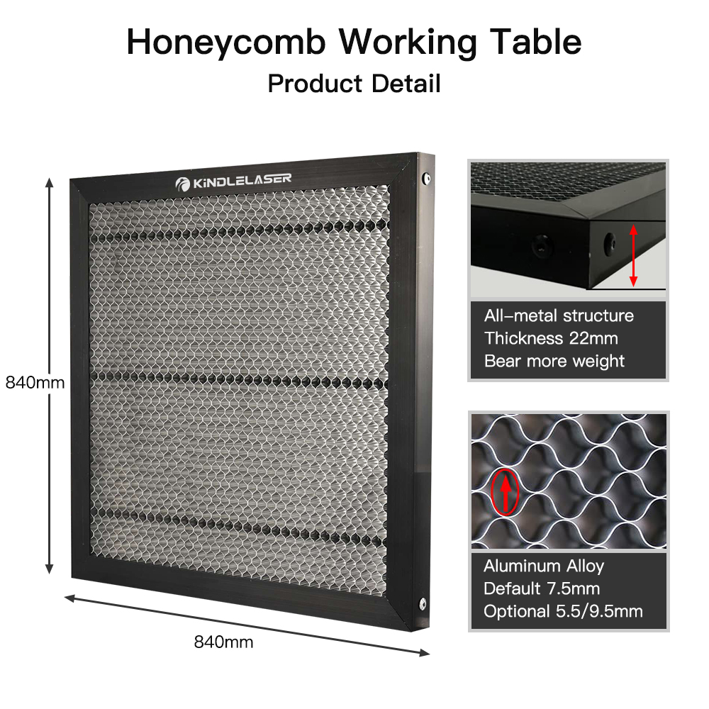레이저 조각 기계 빠른 속도 절단 도구 조각 벌집 작업 - Honeycomb Laser Bed 리뷰 및 가격