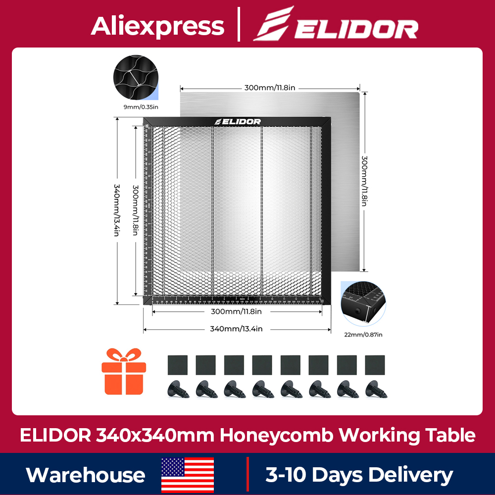 ELIDOR 벌집형 작업대 (Z6 S2 레이저 조각기  - Honeycomb Laser Bed 리뷰 및 가격